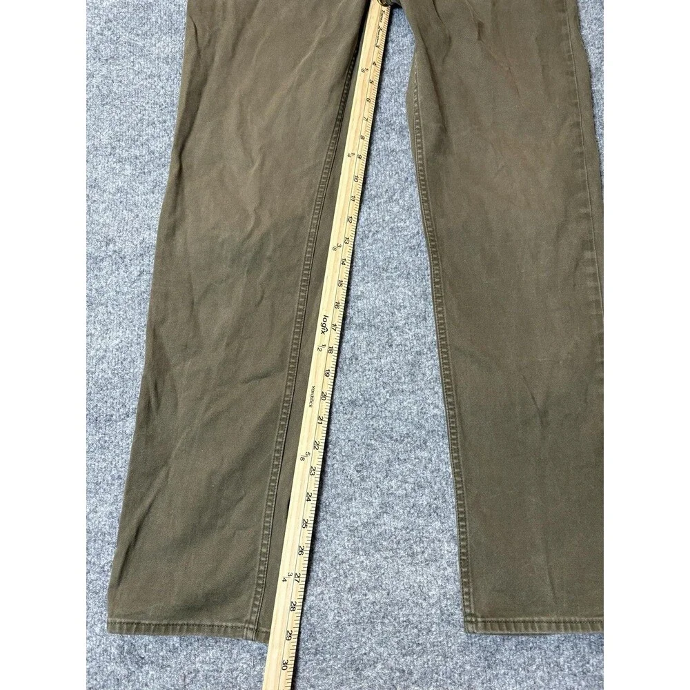 Banana Republic Jeans Mens 32x32 Green Slim Fit Medium Wash Traveler Stretch